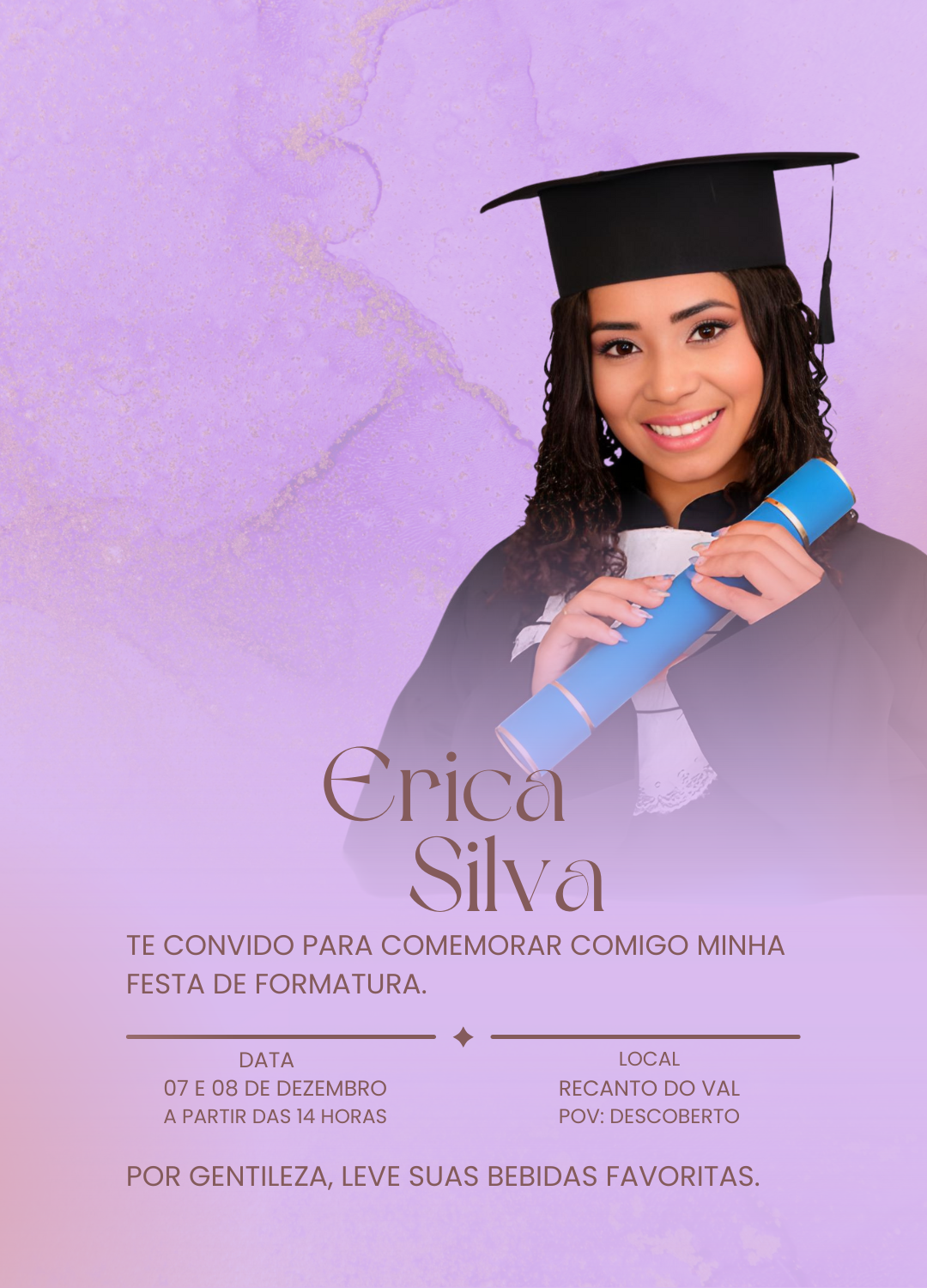 Convite de Formatura